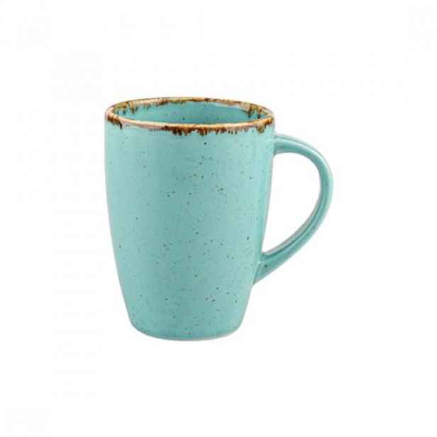 Porcelánový hrnek, 285 ml, tyrkysová, "Seasons" - Porland