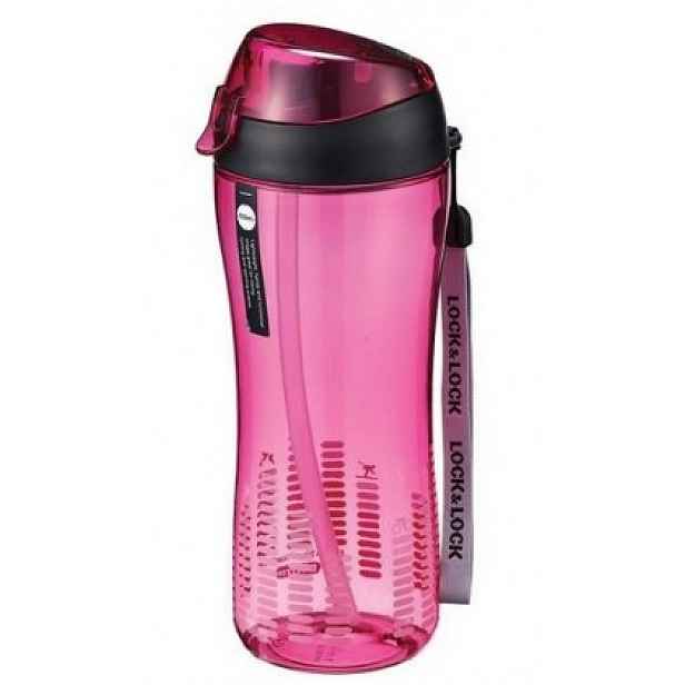 Sportovní láhev na pití Lock@Lock ABF638P, 550ml, růžová
