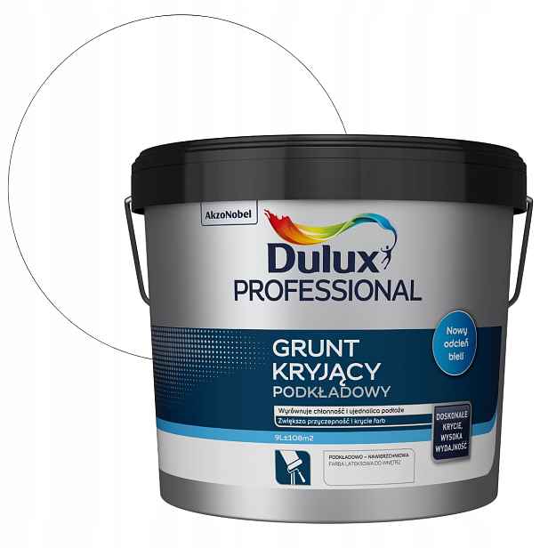 Dulux Profesionální Podkladový Krycí Nátěr 9 L Bílý