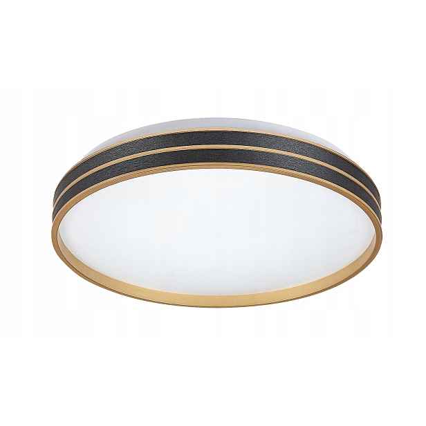 Stropní Svítidlo 39 cm Led 24W černý kulatý Gandor 71141 Rabalux
