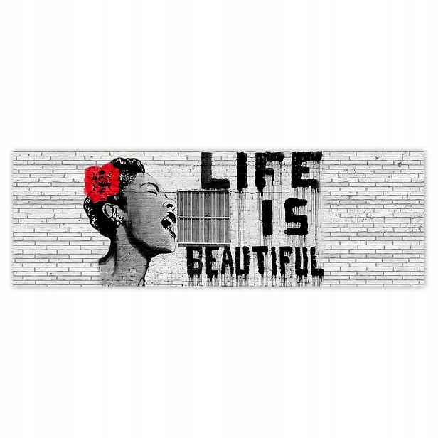 Plakáty 200x66 Banksy Life jsou krásné