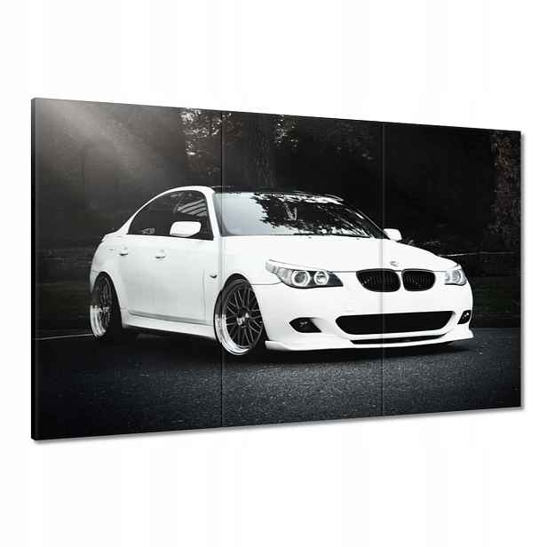 Obrazy 120x80 Bílé Bmw Šedé Auto
