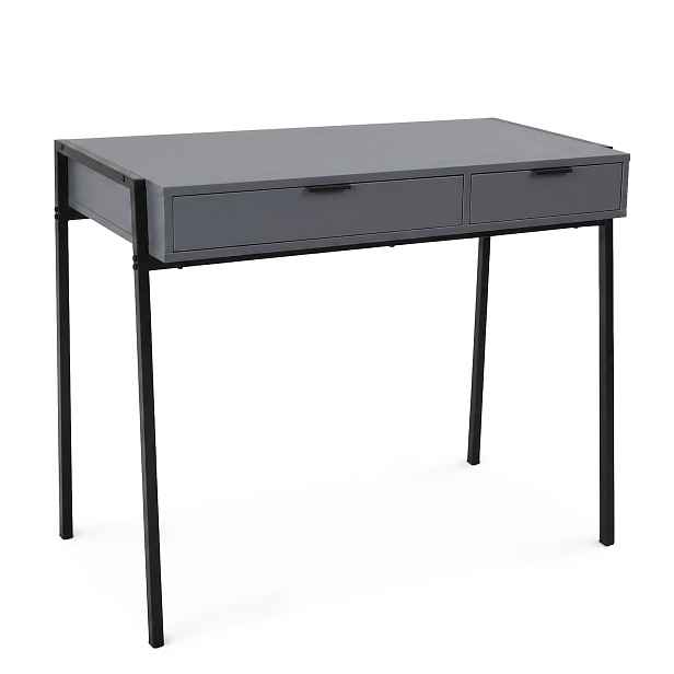 Ak furniture Psací stůl Zentia 100 cm černý/grafit