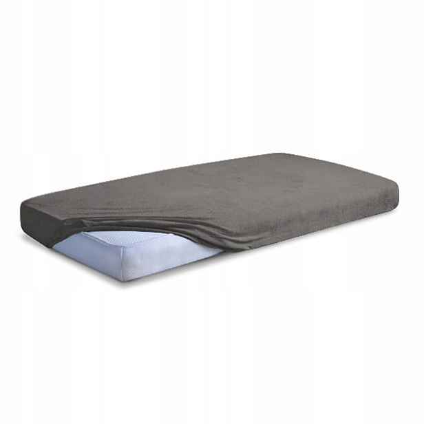 Froté Prostěradlo s gumou 210/220x190/200 Classic Šedé