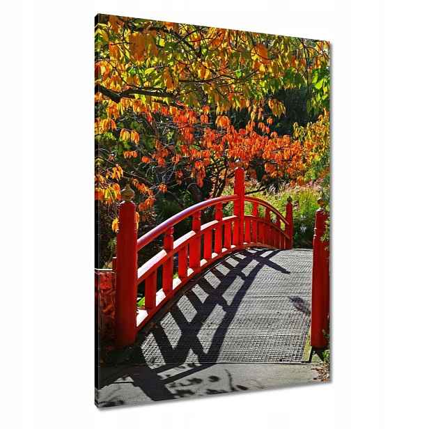 Obrazy 70x100 Červený japonský most