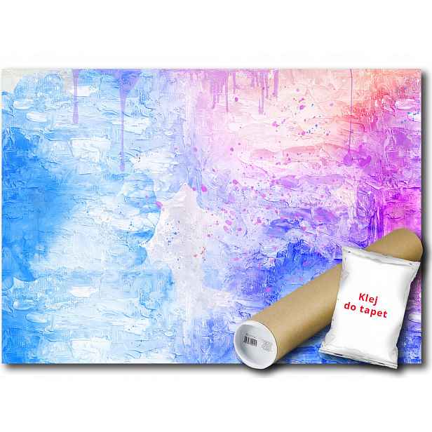 Vinylová Fototapeta Barva Barva Abstrakce Pastely Skvrny Umění 152x104