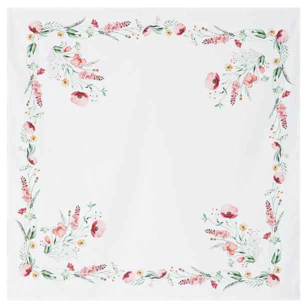 Autronic Ubrus s motivem máků 80x80cm UBR088-3
