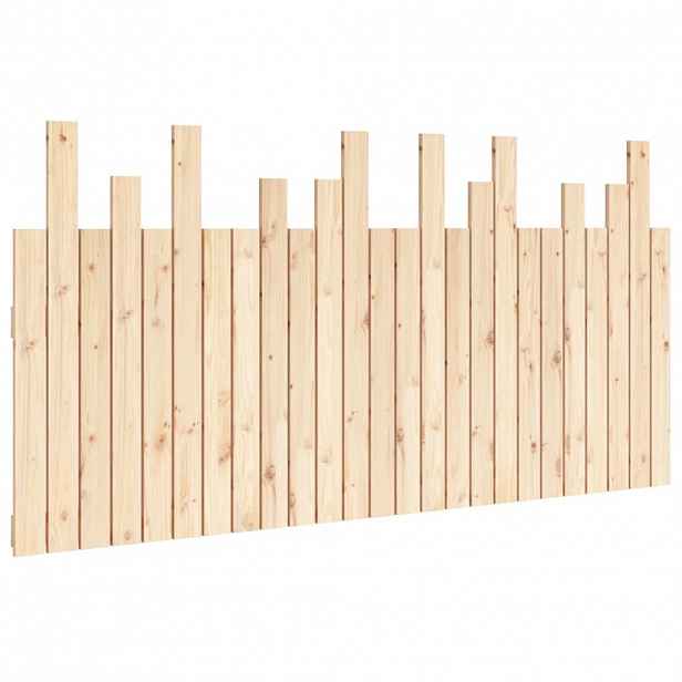 vidaXL Nástěnné čelo postele 159,5 x 3 x 80 cm masivní borové dřevo