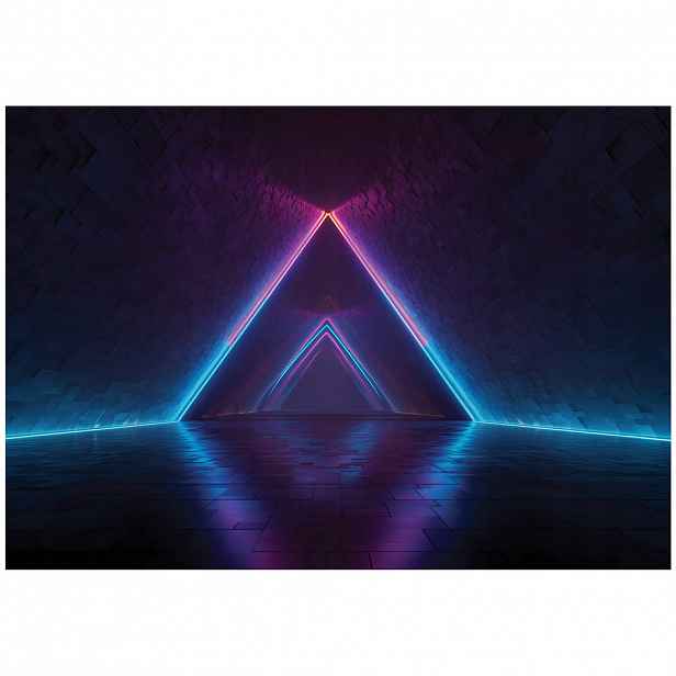 Wallarena ABSTRAKTNÍ herní fototapeta modrá 150x105 cm