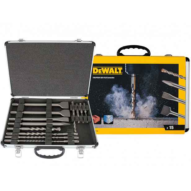 DeWALT DT9679 sada vrtáků a sekáčů Sds+ 15 dílů