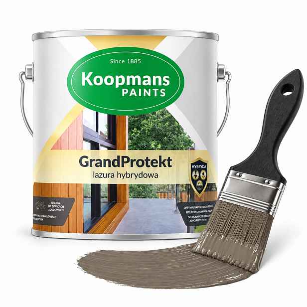 Hybridní lazura na dřevo Koopmans GrandProtekt 913 skalnatá Aspen 5 l