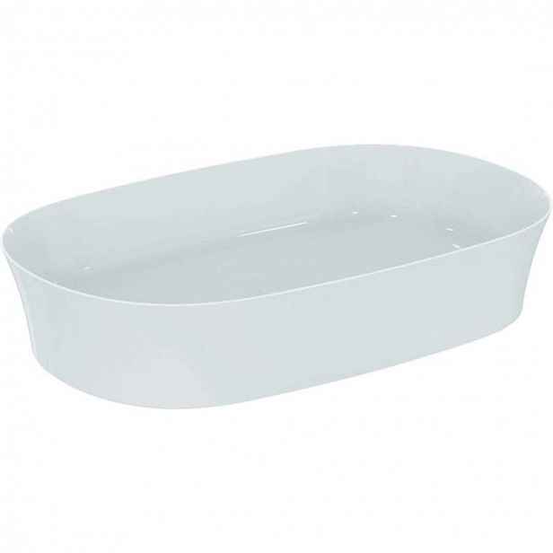 Ideal Standard Ipalyss - Umyvadlo na desku, 60x38 cm, bez přepadu, Ideal Plus, bílá E1396MA