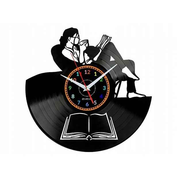 Kniha Dárek Originální dekorace do domu Hodiny z vinylové desky