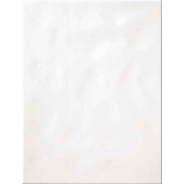 Obklad Rako System 25×33 cm bílá zvlněná matná WARKB104