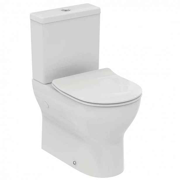 Ideal Standard Eurovit - WC kombi se sedátkem SoftClose, vario odpad, RimLS+, bílá E336301