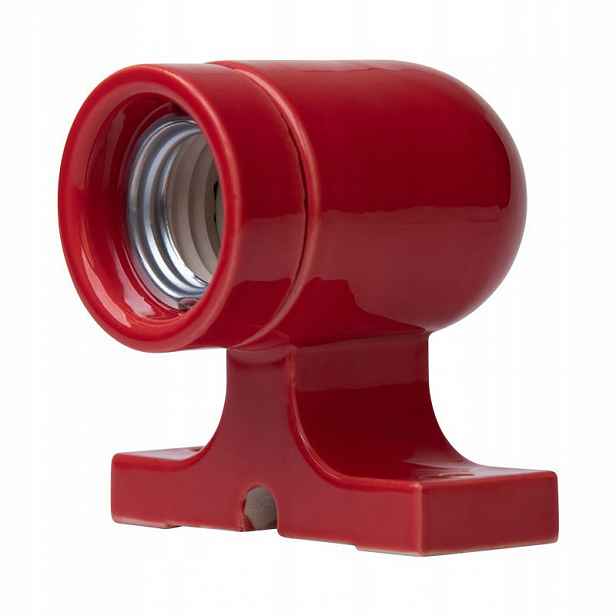 Keramická Nástěnná Lampa E27 Červená CK520W