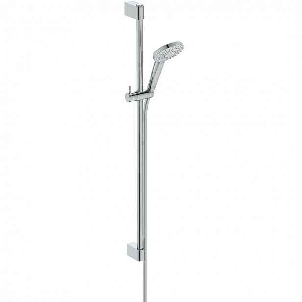 Ideal Standard IdealRain Evo - Set sprchové hlavice, tyče a hadice, 3 proudy, chrom BE420AA