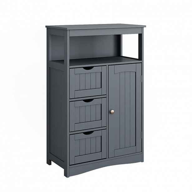 Vicco MIDI SKŘÍŇKA Bianco Šedá 56 x 86.5 cm