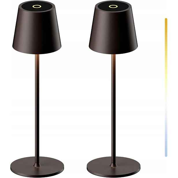 Led Stmívatelná Stolní Lampa 3 Režimy Dilumen Sada 2KS IP54 Regulace