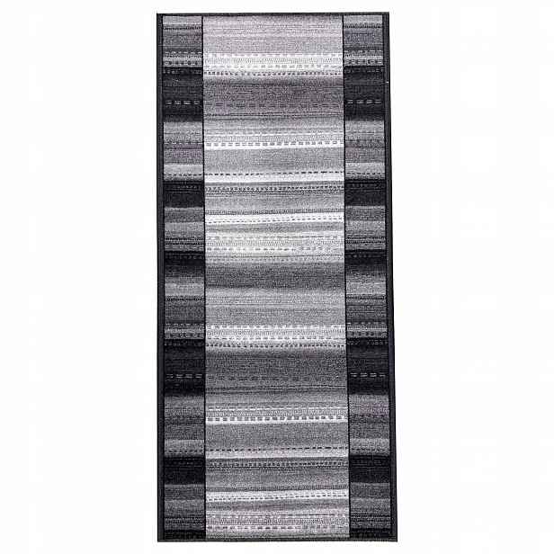 Koberec Chodníkový Imperia Grey 100X130 CM Protiskluzový Odolný Polyamid