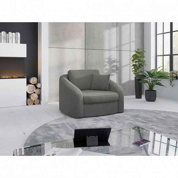 Sit & More KŘESLO, textil, jílová barva