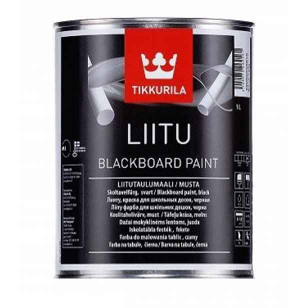 Barva na tabule černá 1.0L Tikkurila