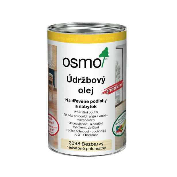 Olej údržbový Osmo 3098 bezbarvý 1 l