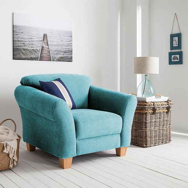 Sit & More KŘESLO, textil, petrolej
