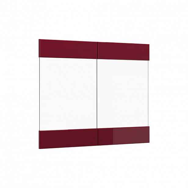 Vicco KUCHYŇSKÁ DVÍŘKA R-Line Červená vysoký lesk 79.2 x 59 cm nábytková čela pro závěsnou vitrínu