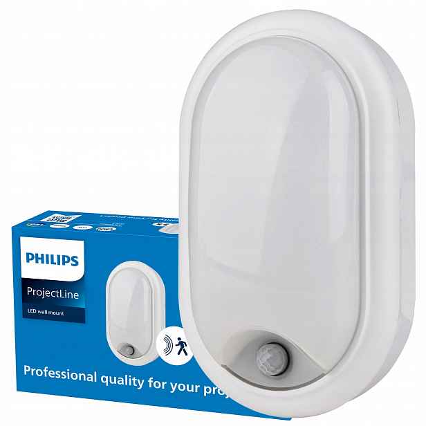 Venkovní kanálová Led lampa 15W IP54 Snímač pohybu soumraku Philips