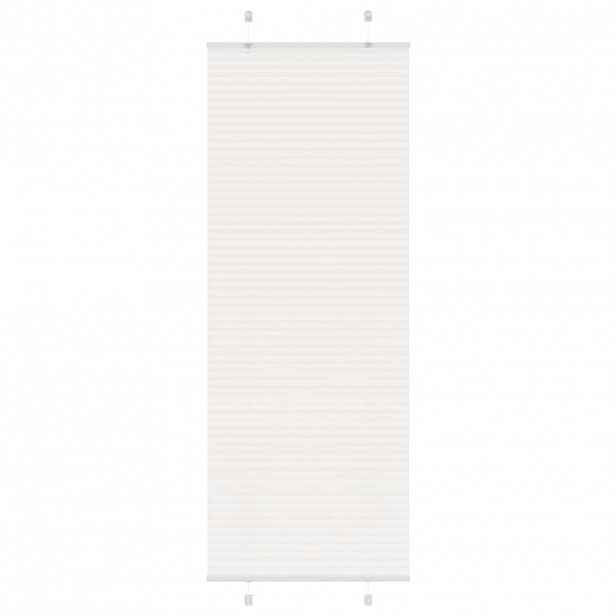 vidaXL Plisovaná roleta bílá 60x200 cm Šířka látky 59,4 cm Polyester