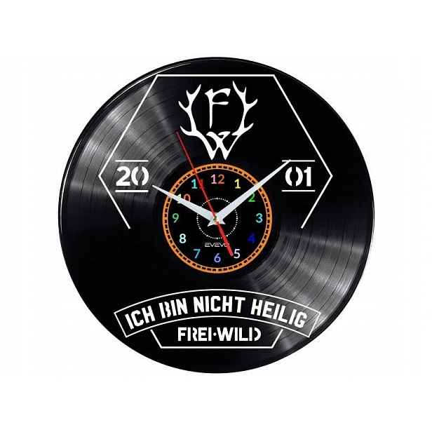 Frei Wild Dekorativní Nástěnné Hodiny Moderní Vinylová Deska Na Pre