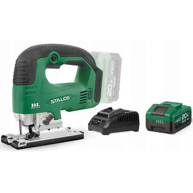 Přímočará pila JSS20-85BLVS Komplet Akumulátor 4AH 20V S-volt Stalco S-97331