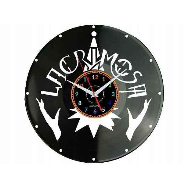 Lacrimosa Dárek Originální dekorace do domu Hodiny z vinylové desky