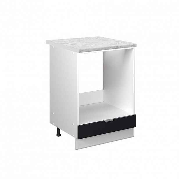 Vicco SKŘÍŇKA NA VESTAVĚNOU TROUBU Fame-Line Černý pruhovaný 60 cm , PD Mramor