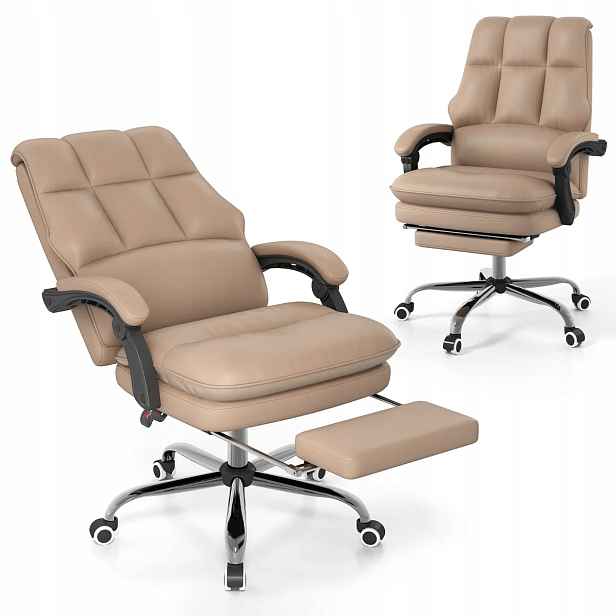 Ergonomické otočné křeslo Costway 114 x 70 x 65 cm