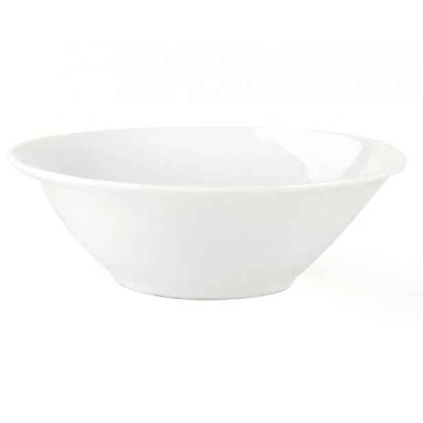 Miska Larry 15 cm, bílá
