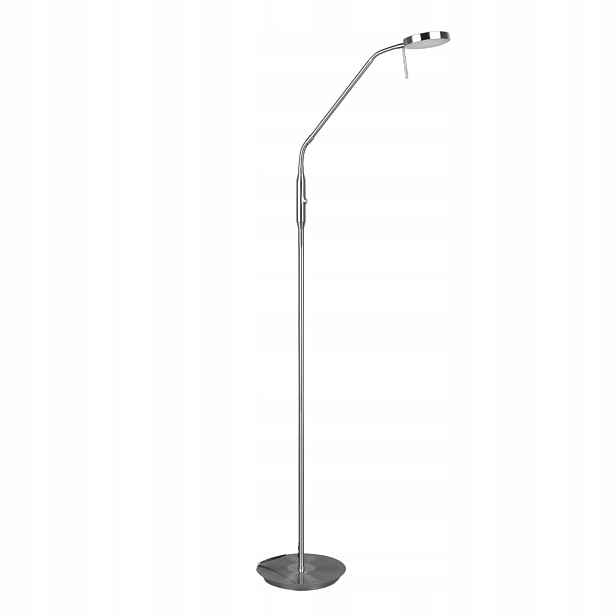 Stojací Led lampa Trio Monza stříbrná, stmívatelná, 12W, 1400lm