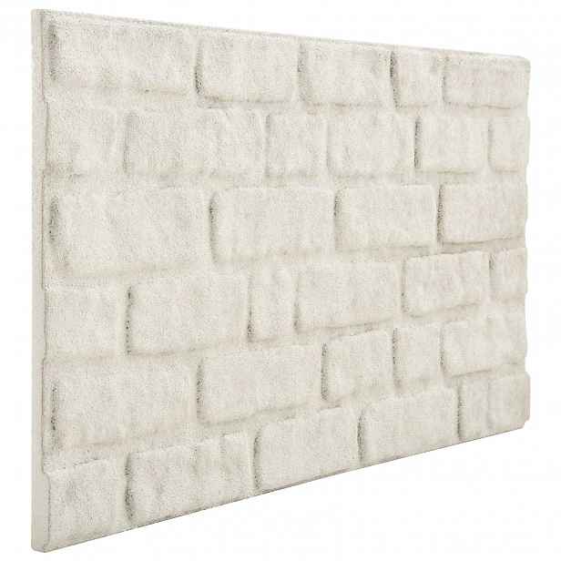 vidaXL Nástěnné panely 10 ks 100 x 50 cm Bílá EPS pěna