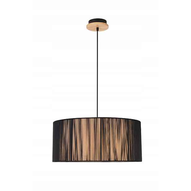 Závěsná lampa černá 3x40W E27 100 cm Kioto Ledea
