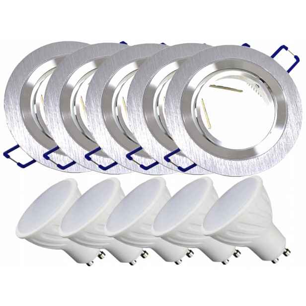 Sada stropních svítidel Halogen 5 x žárovky 5,5 W