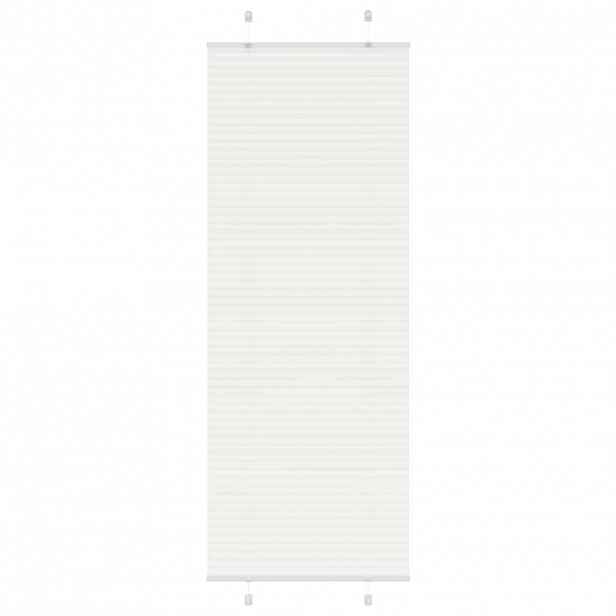 vidaXL Plisovaná roleta bílá 50x200 cm Šířka látky 49,4 cm Polyester