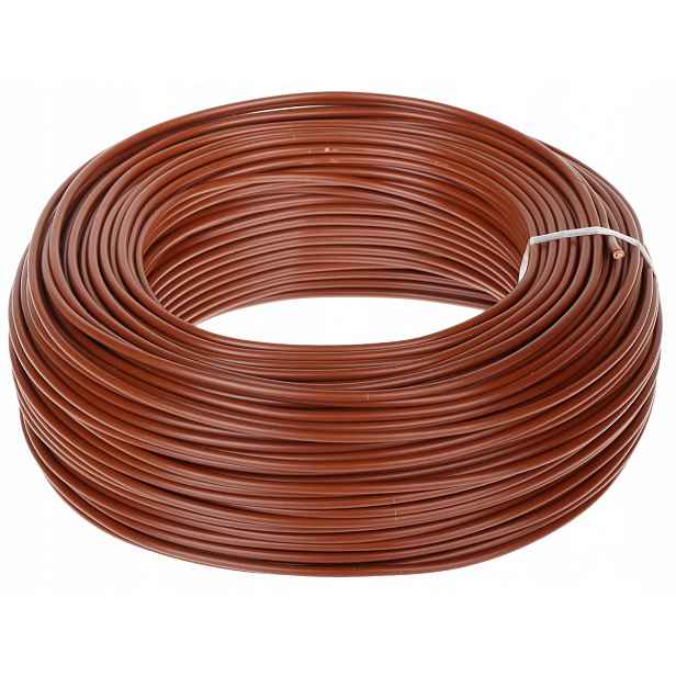 Elektrický kabel DY-1.5-BN/750V 100 m hnědý Abcv