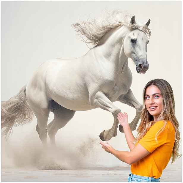 Fototapeta 3D Zvířata Kůň Koně 490x280 KK02F