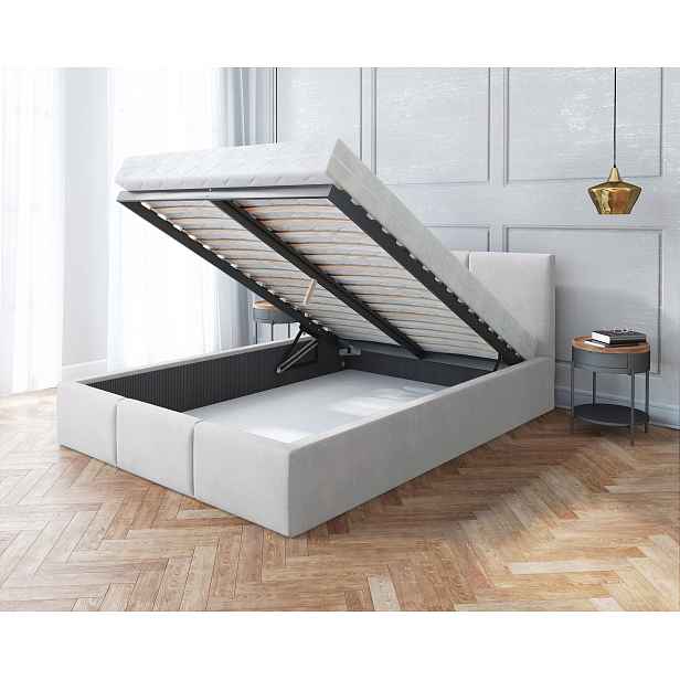 Čalouněná postel do domu Hotelu Zvedací Premium 400KG 180X200 Vip