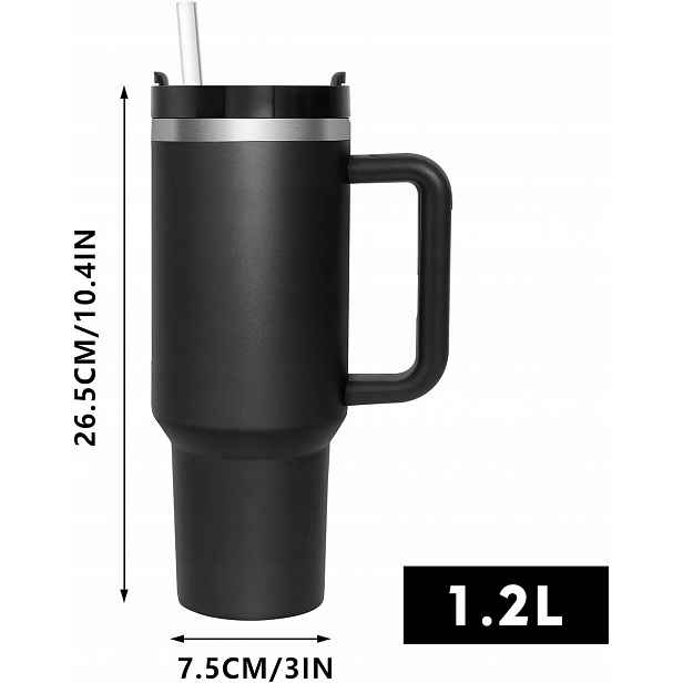 Hrnek Hncy kov 1200 ml Černý
