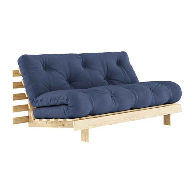 Modrá rozkládací pohovka 160 cm Roots - Karup Design