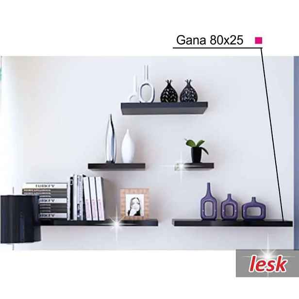 Tempo Kondela Police GANA 80 cm - černá
