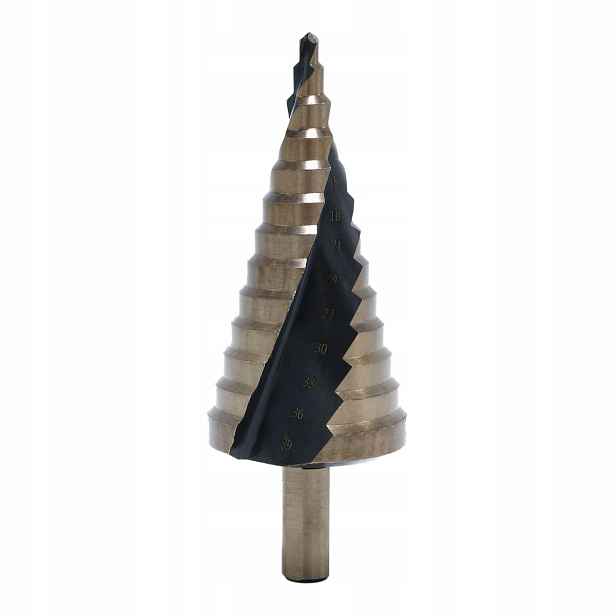 Vrták Odstupňovaný Spirálový Závit Hss 4-52 mm Baumajster B2809