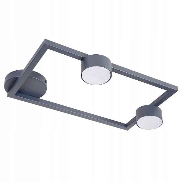 Frame Sigma Lighting Moderní Stropní Svítidlo 2xGX53 Grafitová